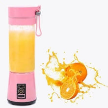 Mini Portable Juicer Blender 380ml  Rechargeable Smoothie Maker with 6 Blades  Fruit & Vegetable Mixer for On-the-Go