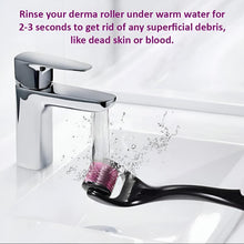Derma Roller 0.5mm with Hard Acrylic Box – 540 Micro Needles for Hair Growth Anti-Aging Acne Scars Wrinkles and Stretch Marks Removal  Skin Care Beauty Tool for Men and Women