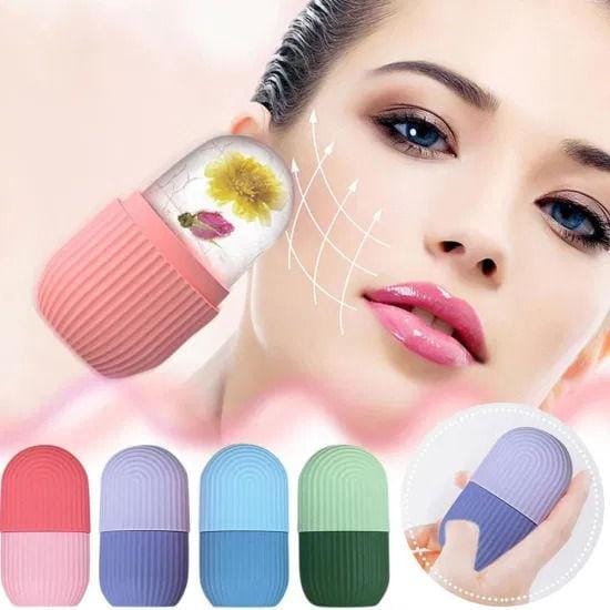 Ice Roller For Face Beauty Skin Care Massage for Collagen Regrowth & Skin Strengthening Enhance Your Natural Glow