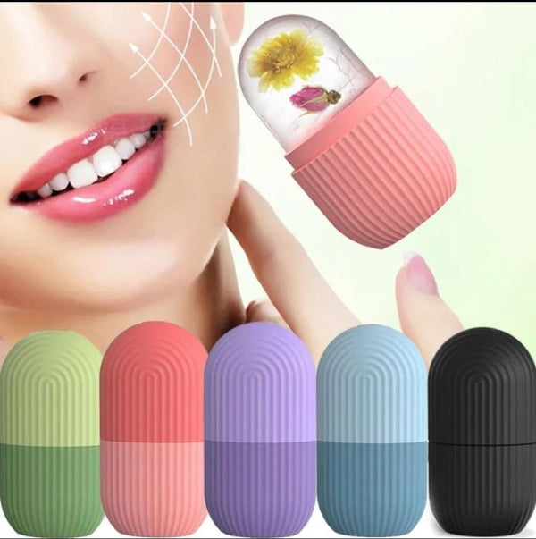 Ice Roller For Face Beauty Skin Care Massage for Collagen Regrowth & Skin Strengthening Enhance Your Natural Glow