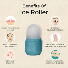 Ice Roller For Face Beauty Skin Care Massage for Collagen Regrowth & Skin Strengthening Enhance Your Natural Glow