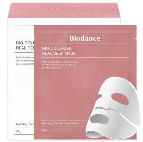 Bio Collagen Real Deep Mask Hydrating Overnight Hydrogel Mask Pore Minimizing Elasticity Improvement